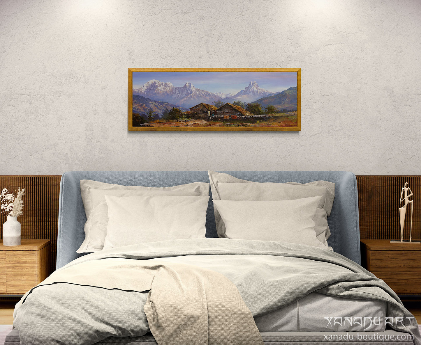 Annapurna-Basislager-Landschaft im Himalaya