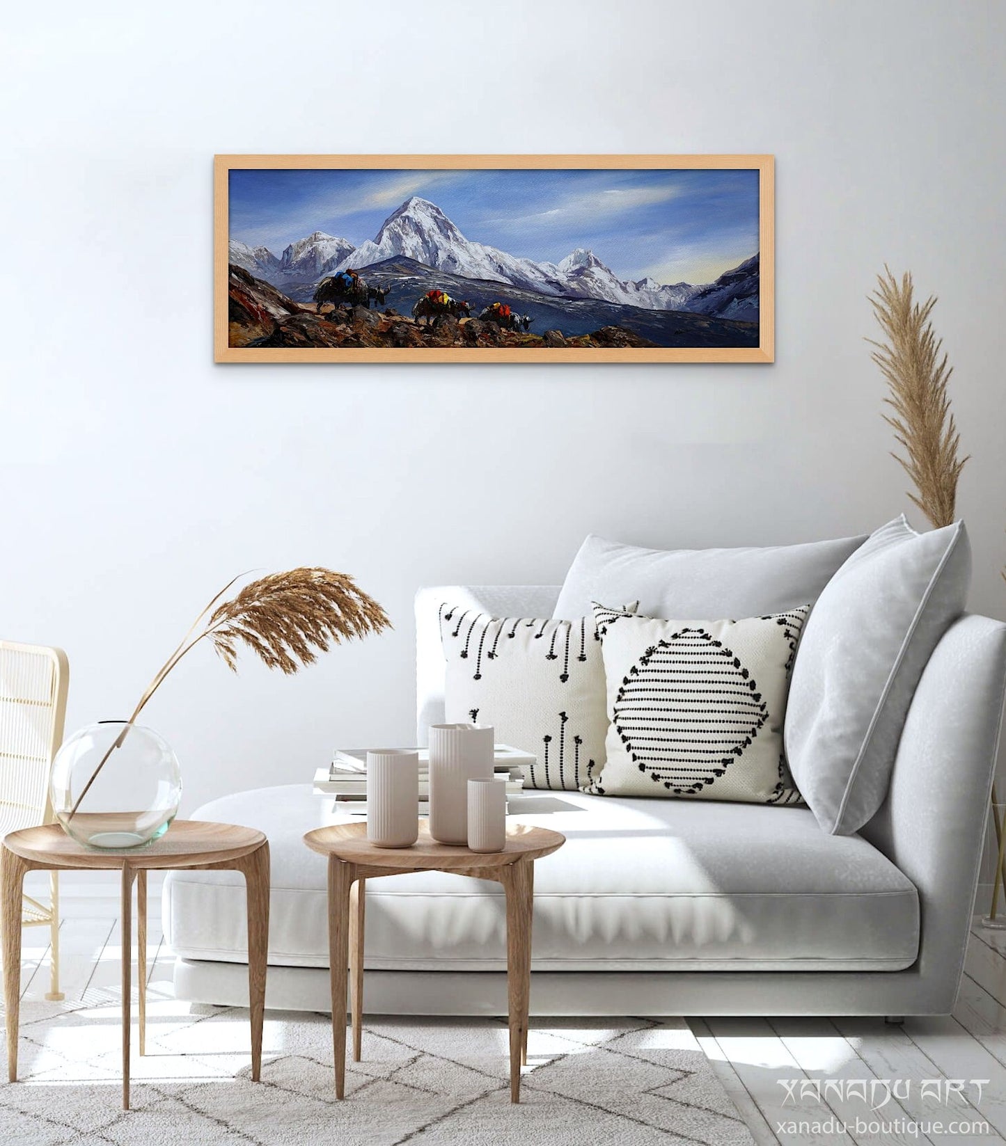 Pumori Berglandschaften im Himalaya