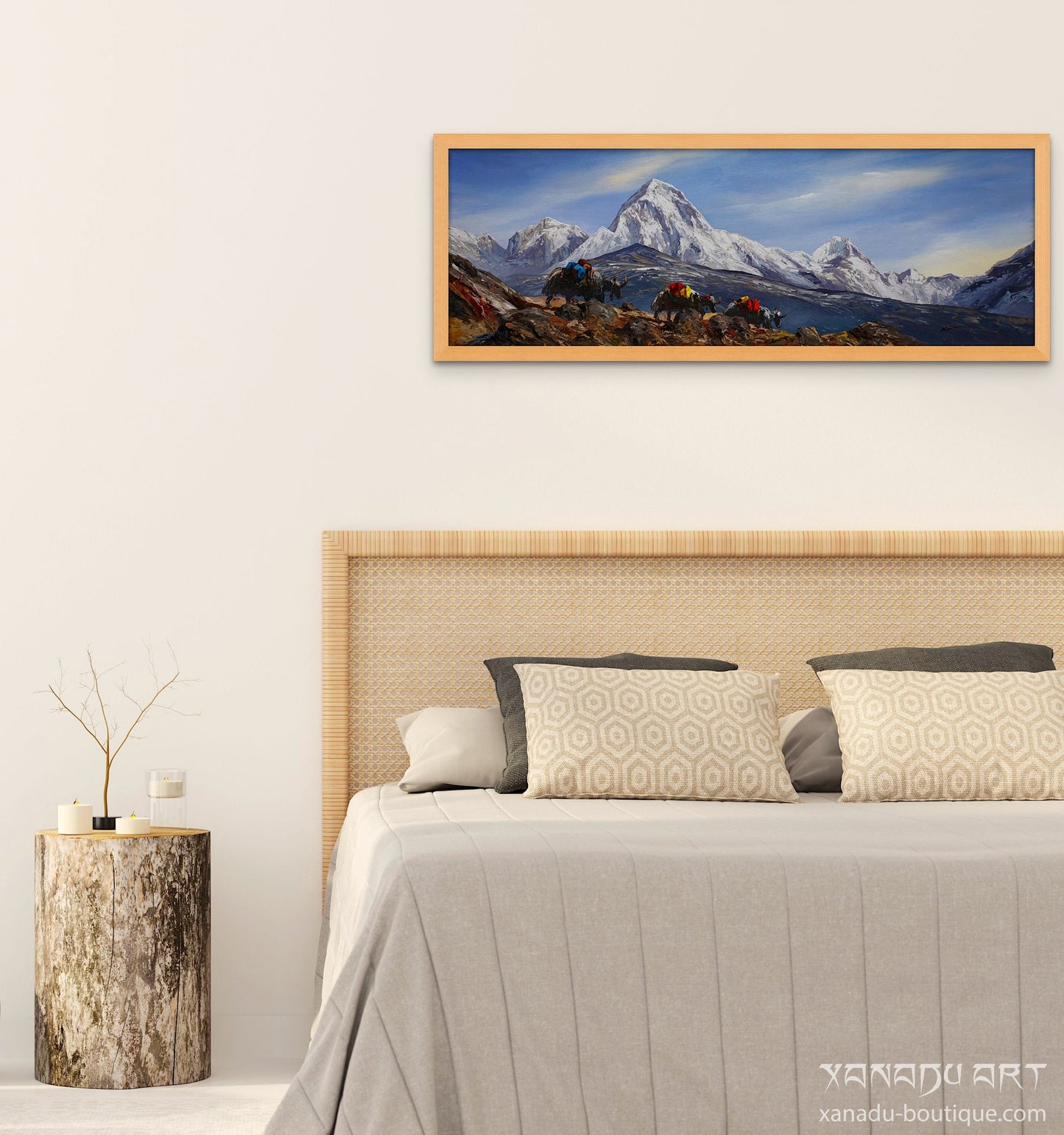 Pumori Berglandschaften im Himalaya