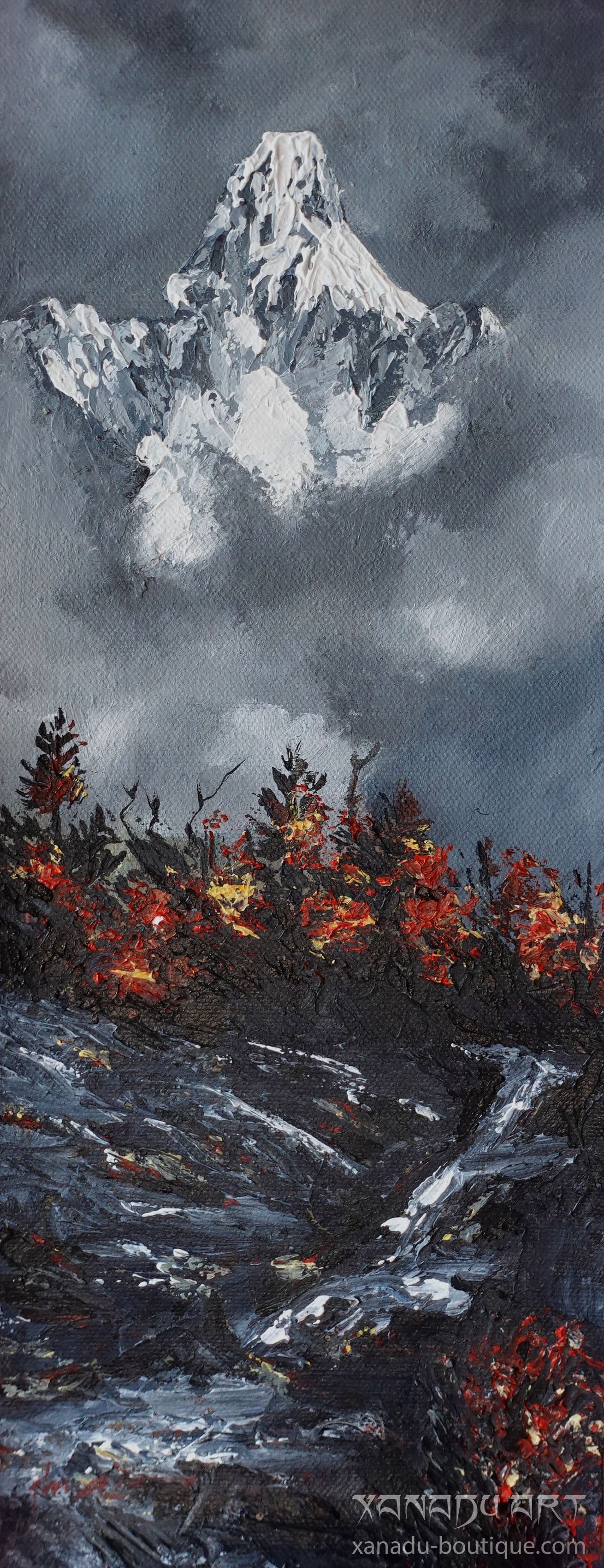 Abstract mini landscape